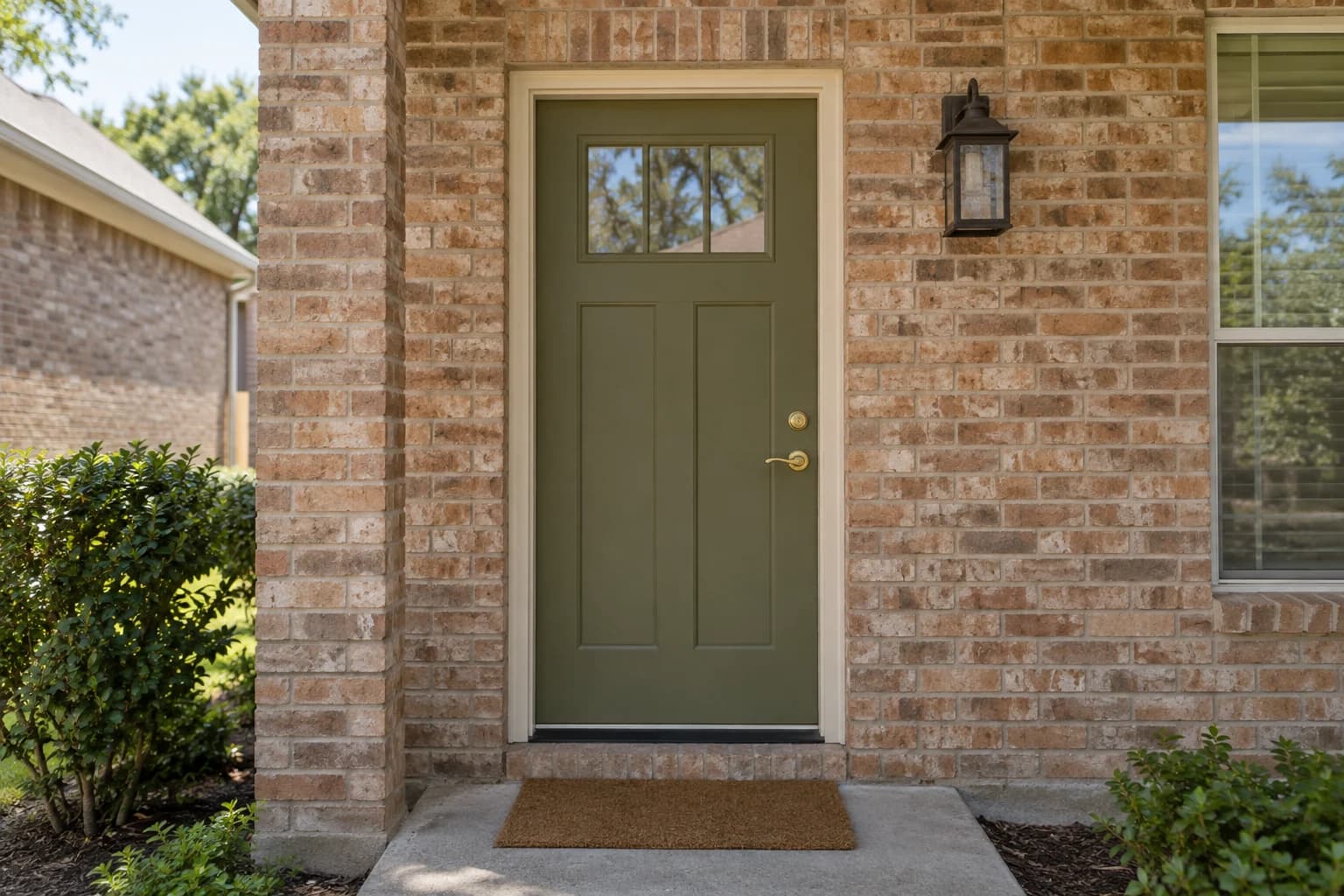 AI design concept: Welcoming Front Door Replacement — main view