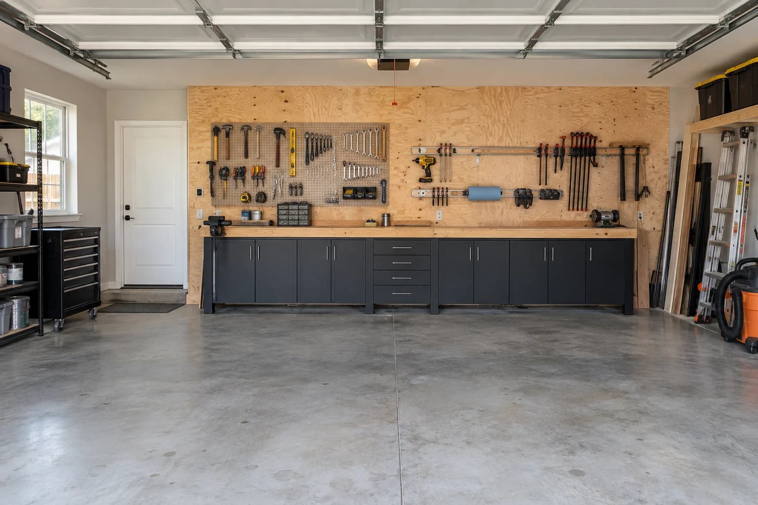 AI design concept: Garage Workshop Wall — main view