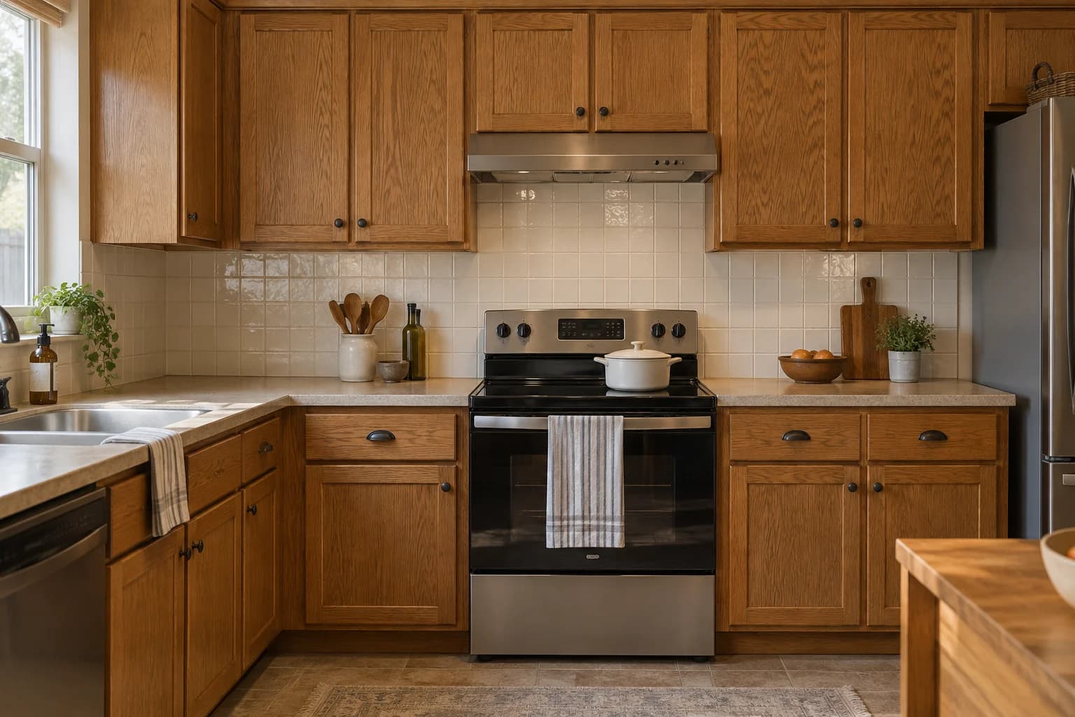 AI design concept: Kitchen Backsplash Refresh — main view