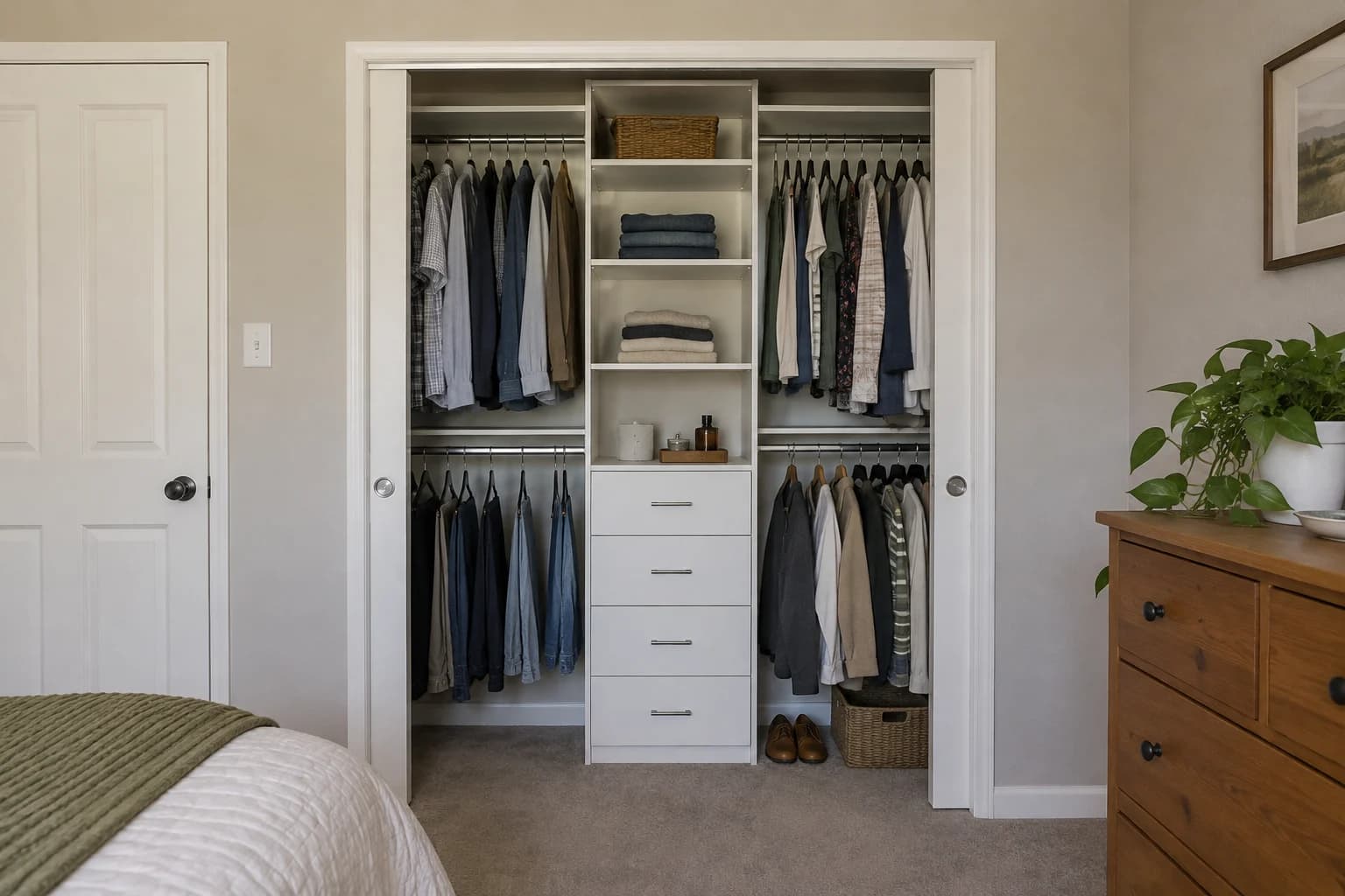 AI design concept: Reach-In Closet System — main view
