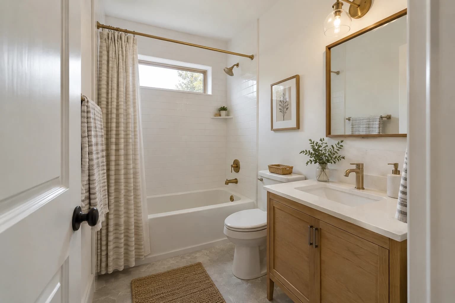 AI design concept: Small Bath Vanity Refresh — main view