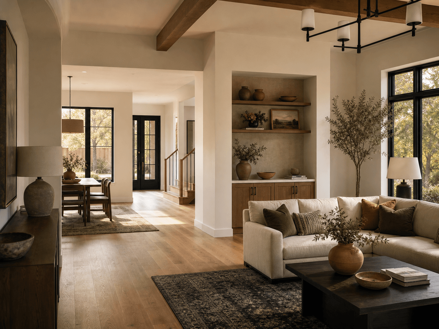 Whole-home interior remodeling concept.