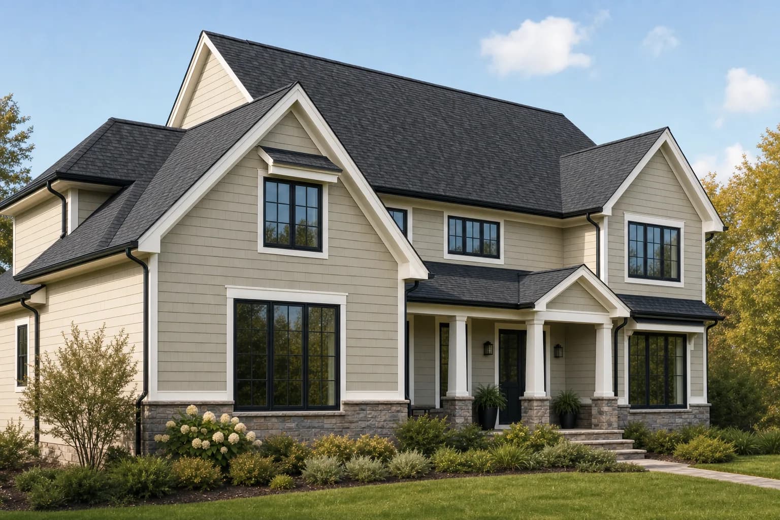 AI design concept: Architectural-shingle reroof — view 2