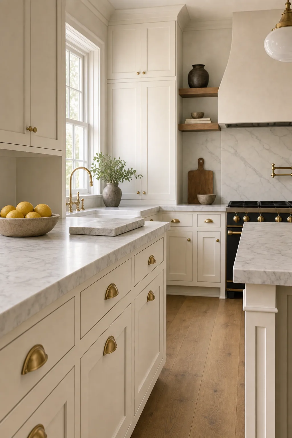 AI design concept: Classic White Shaker Kitchen — view 4