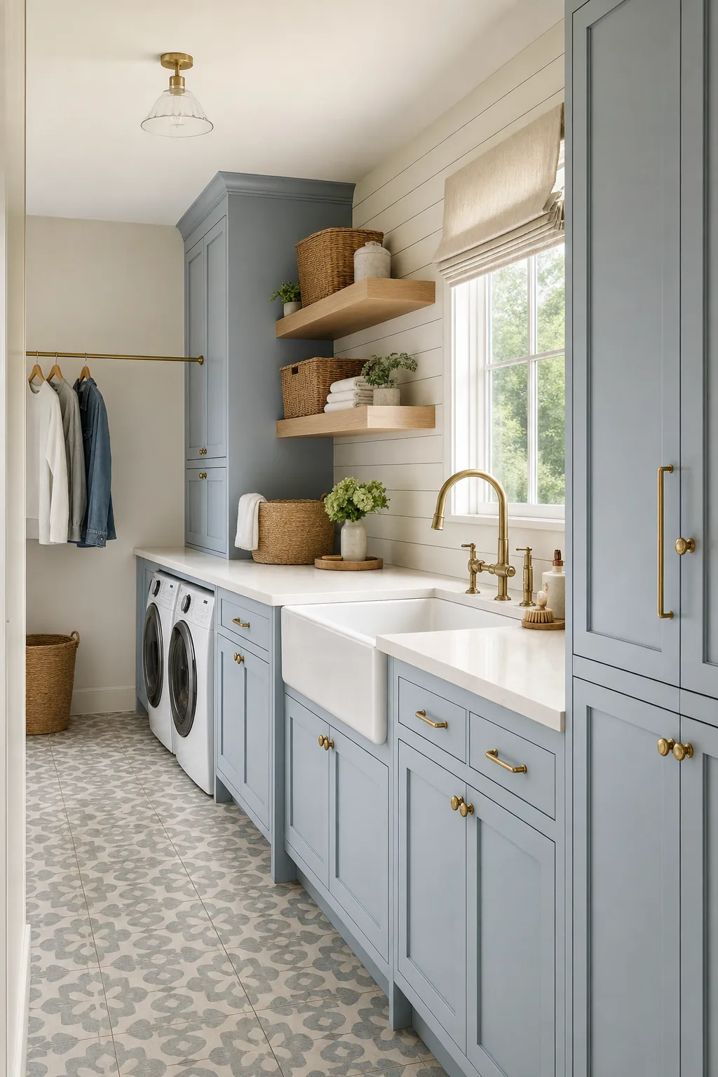 AI design concept: Dedicated laundry room — main view