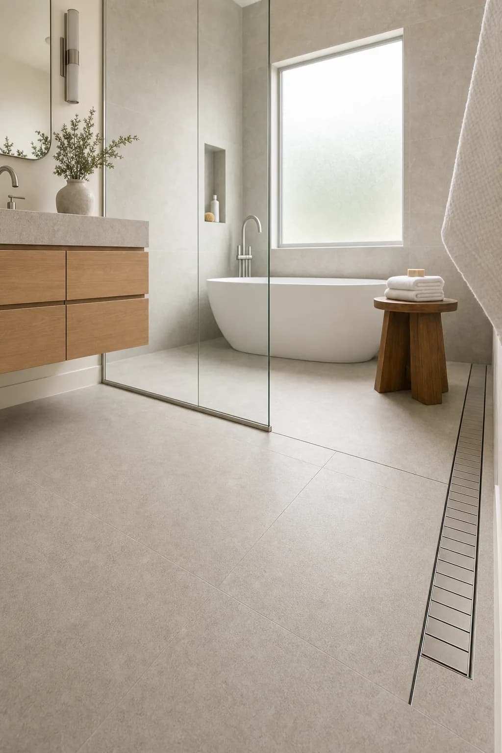 AI design concept: Freestanding Tub Wet Room — view 3