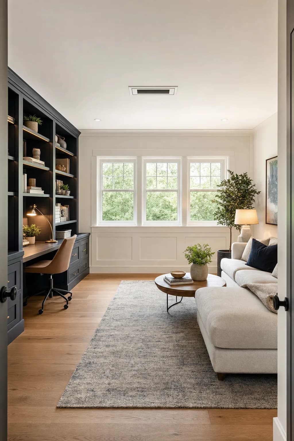 AI design concept: Garage conversion to living space — main view