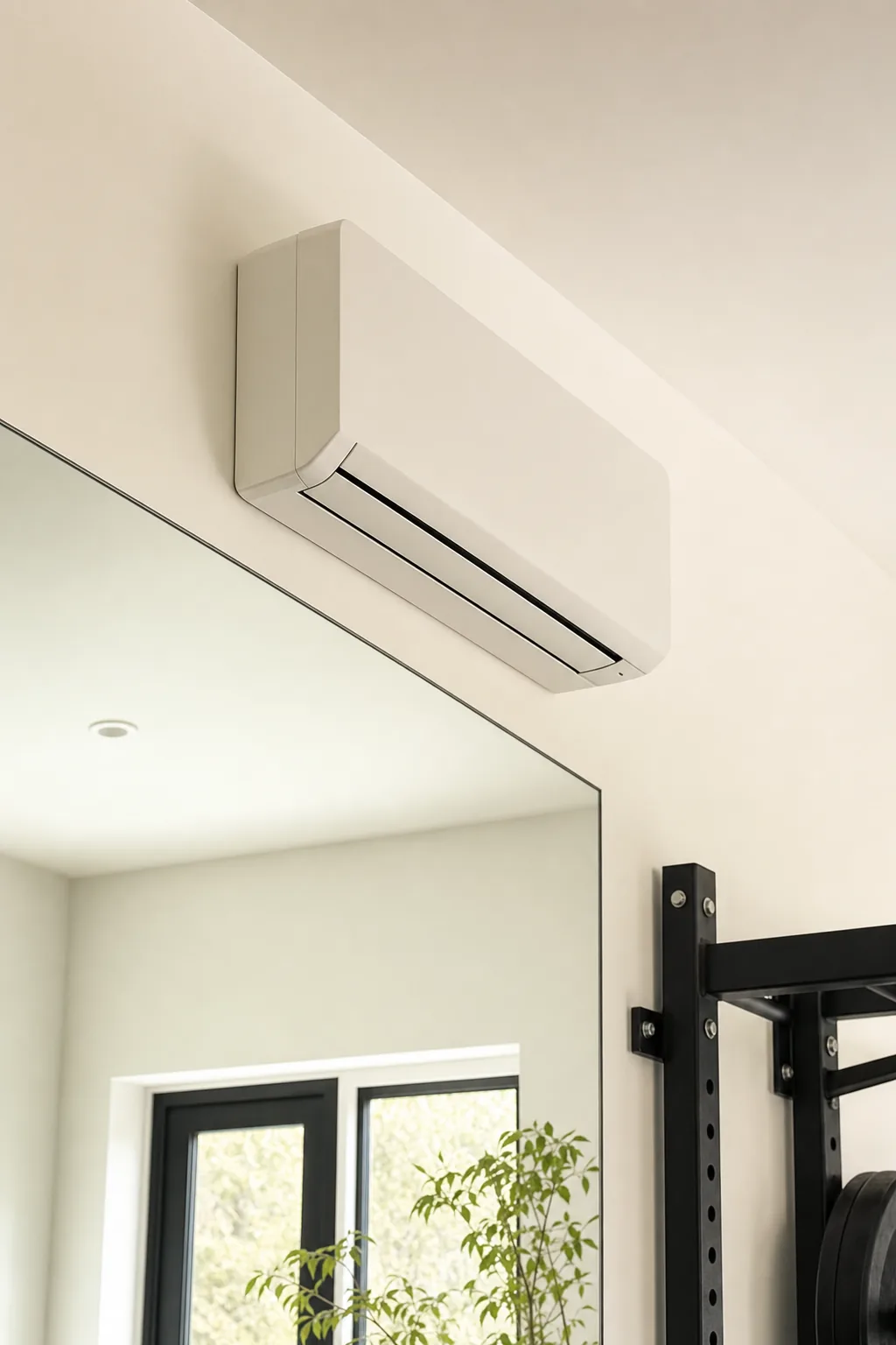 AI design concept: Home gym conversion — view 4