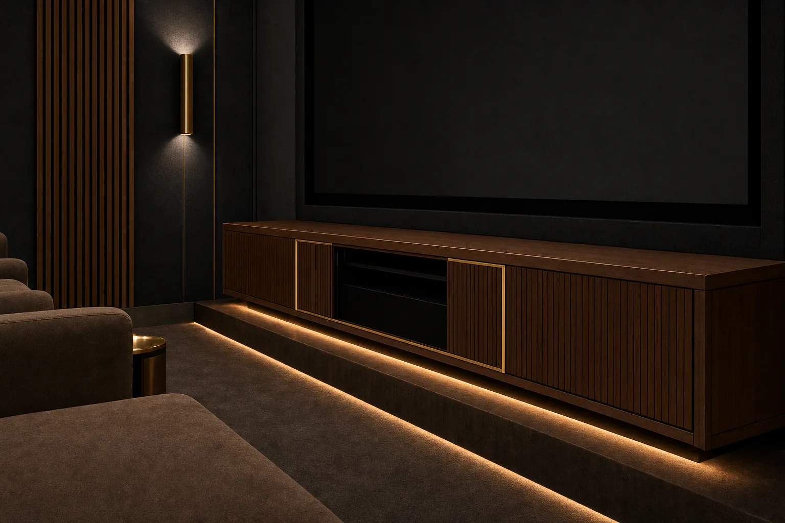 AI design concept: Home Theater & Media Room — view 4
