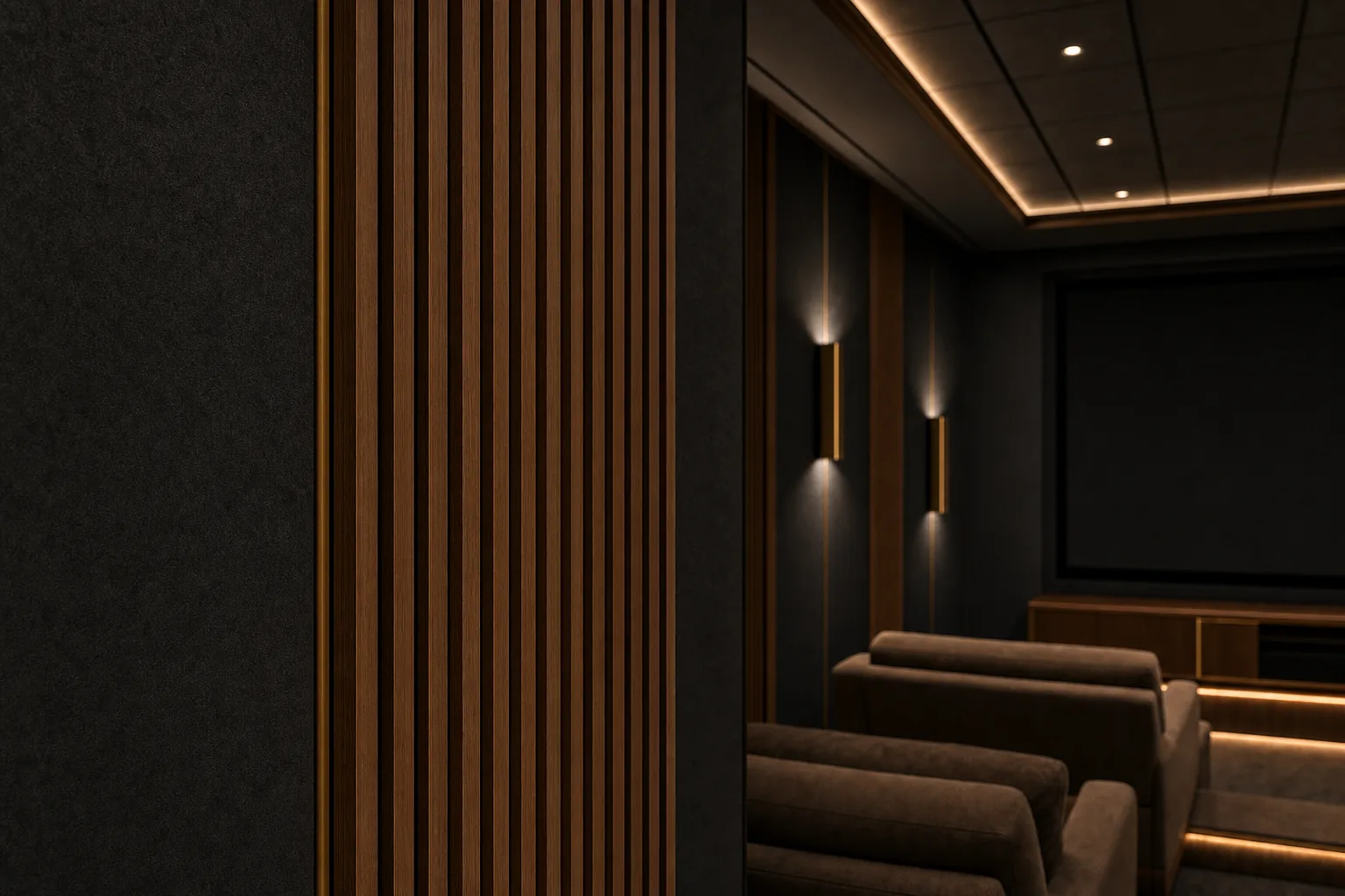 AI design concept: Home Theater & Media Room — view 3