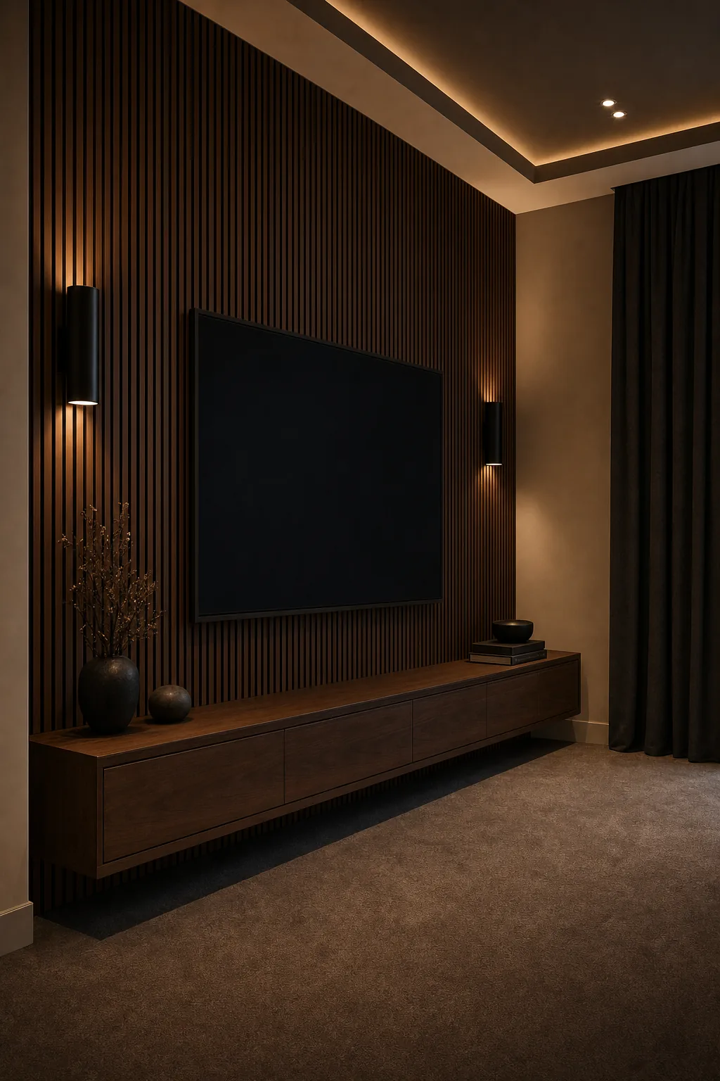AI design concept: Media Lounge Den — view 4