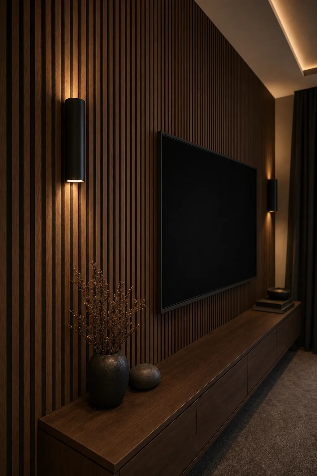 AI design concept: Media Lounge Den — view 3