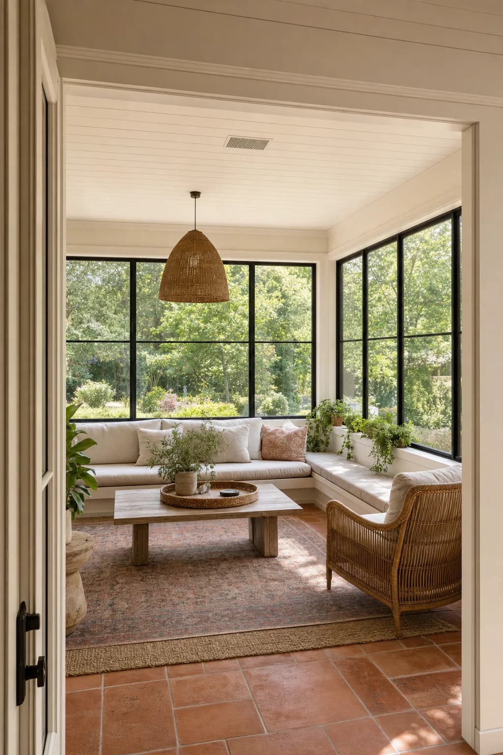 AI design concept: Four-season sunroom addition — main view