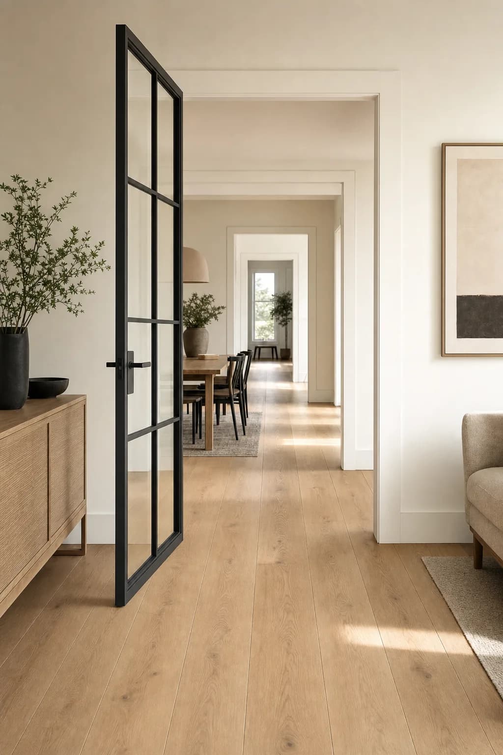 AI design concept: Wide-Plank Flooring Showcase — view 2