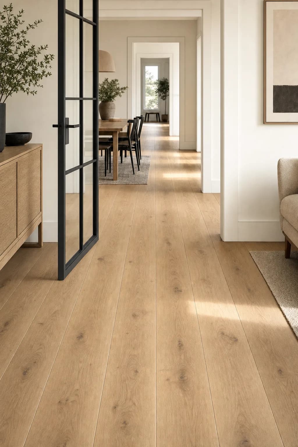 AI design concept: Wide-Plank Flooring Showcase — view 3