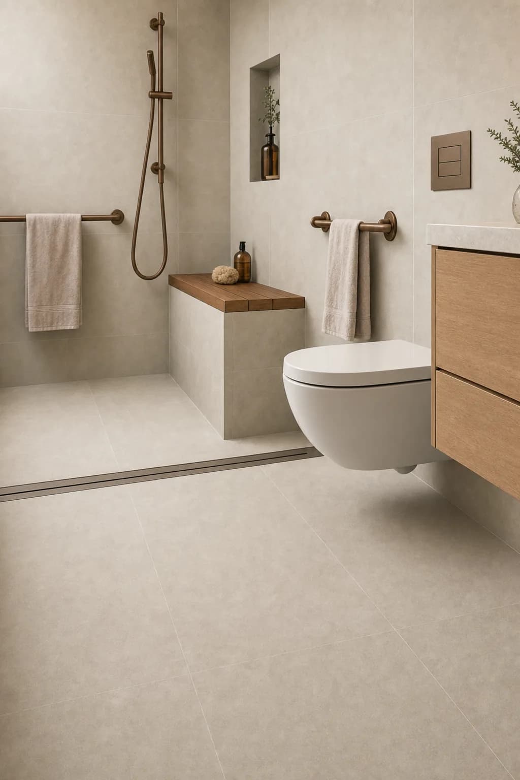 AI design concept: Accessible Aging-in-Place Bath — view 3
