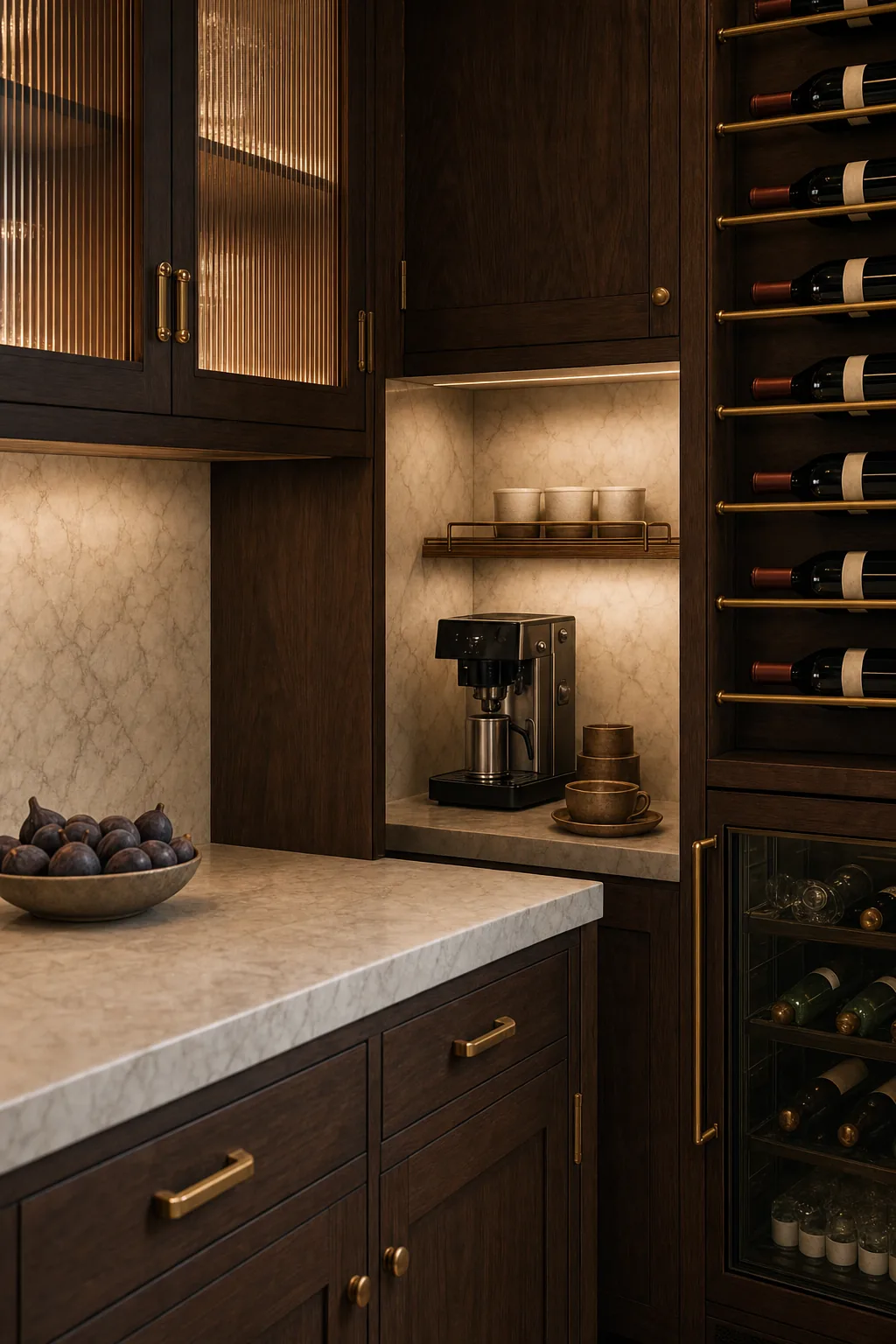 AI design concept: Butler's Pantry Wine Nook — view 3