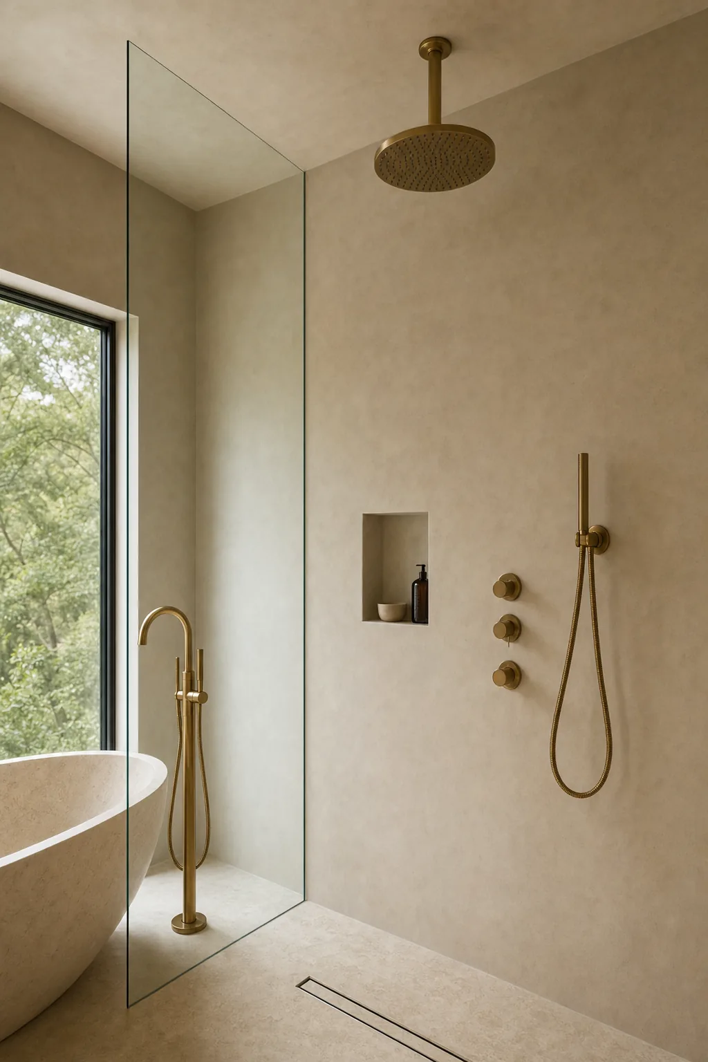 AI design concept: Curbless wet-room bath — view 4