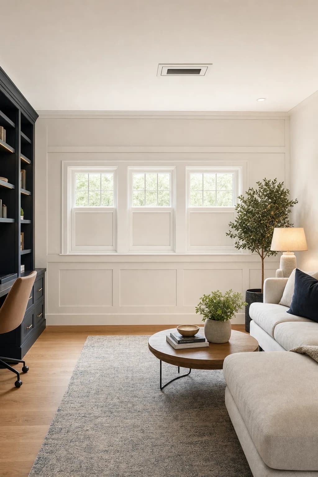 AI design concept: Garage conversion to living space — view 3