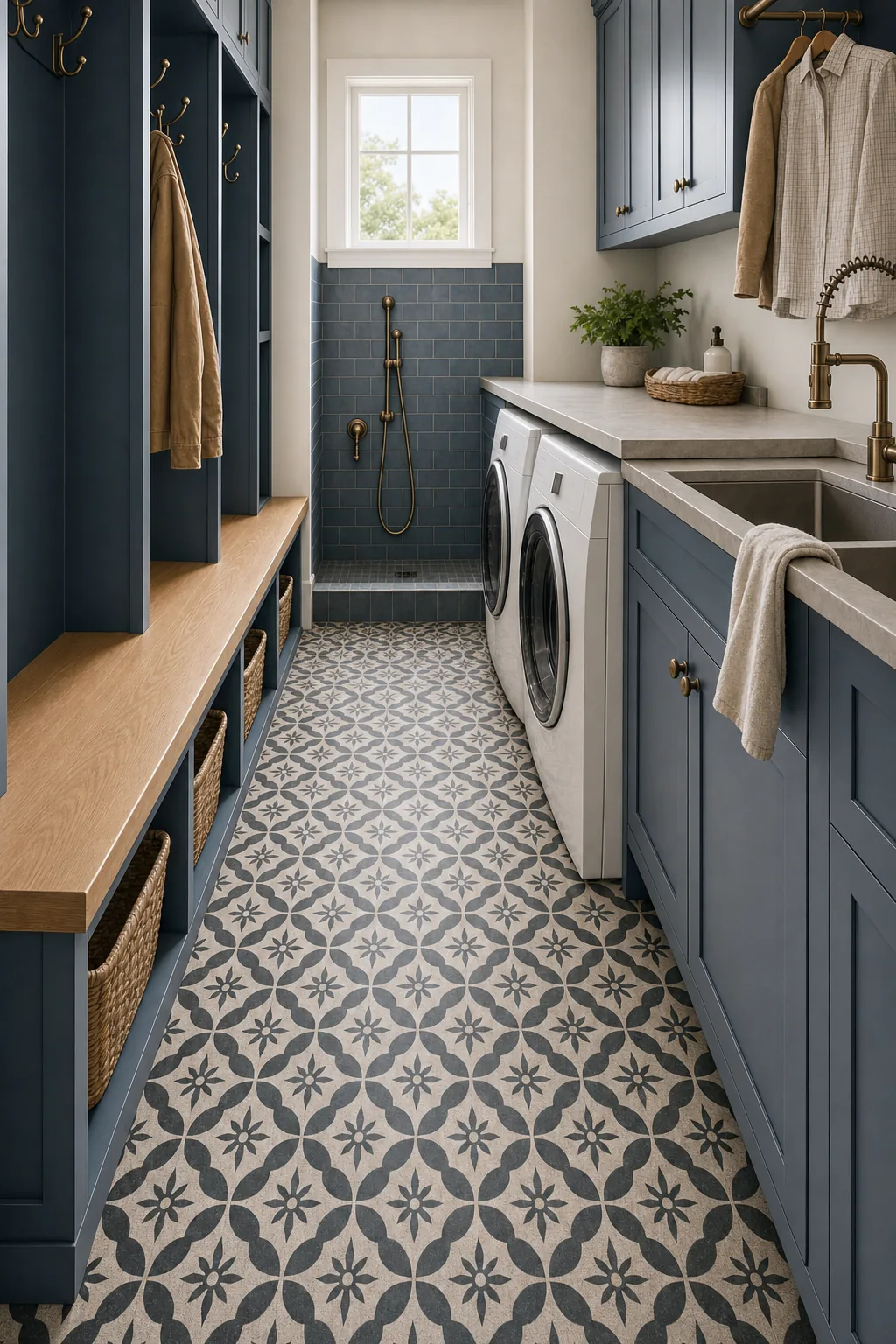 AI design concept: Laundry Mudroom Combo — view 4