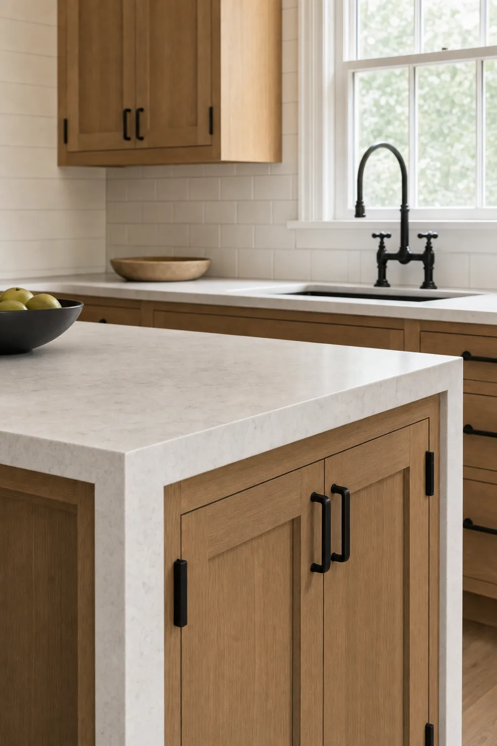 AI design concept: Modern Farmhouse Open Kitchen — view 3