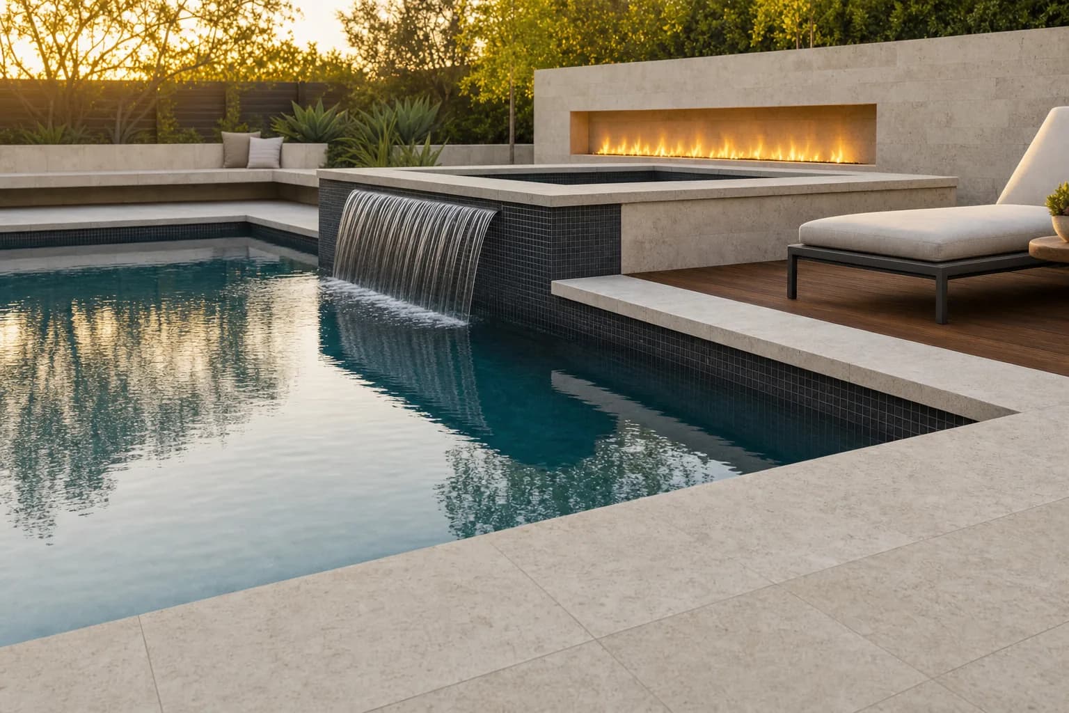 AI design concept: Pool Deck & Spa Surround — view 3