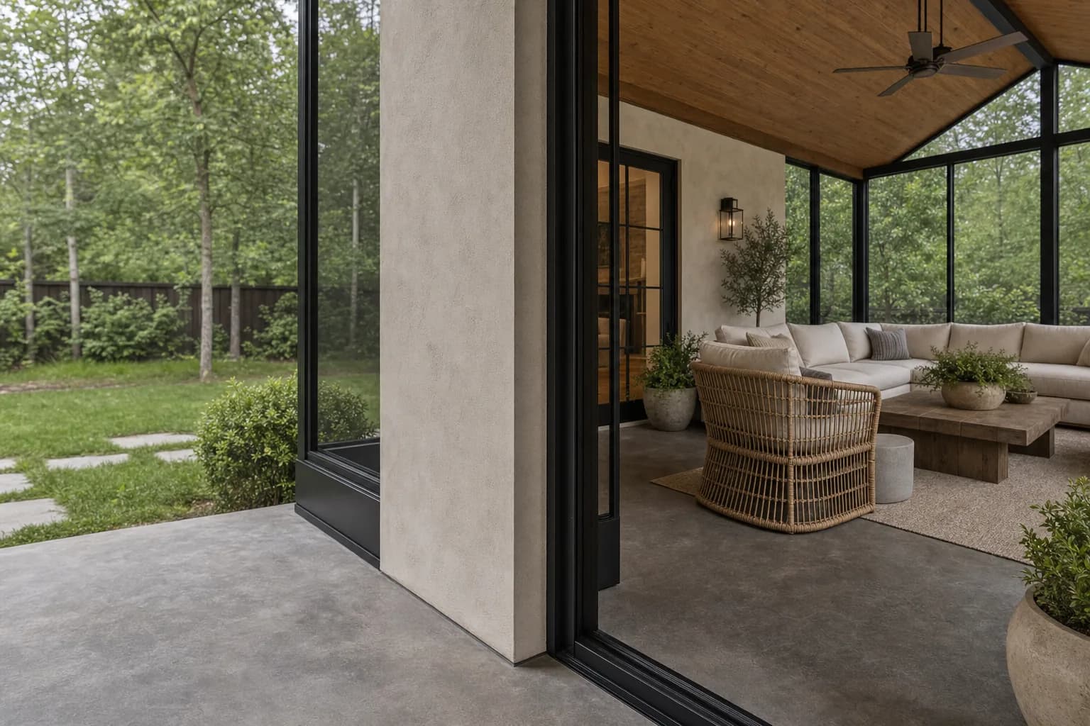 AI design concept: Screened porch addition — view 4