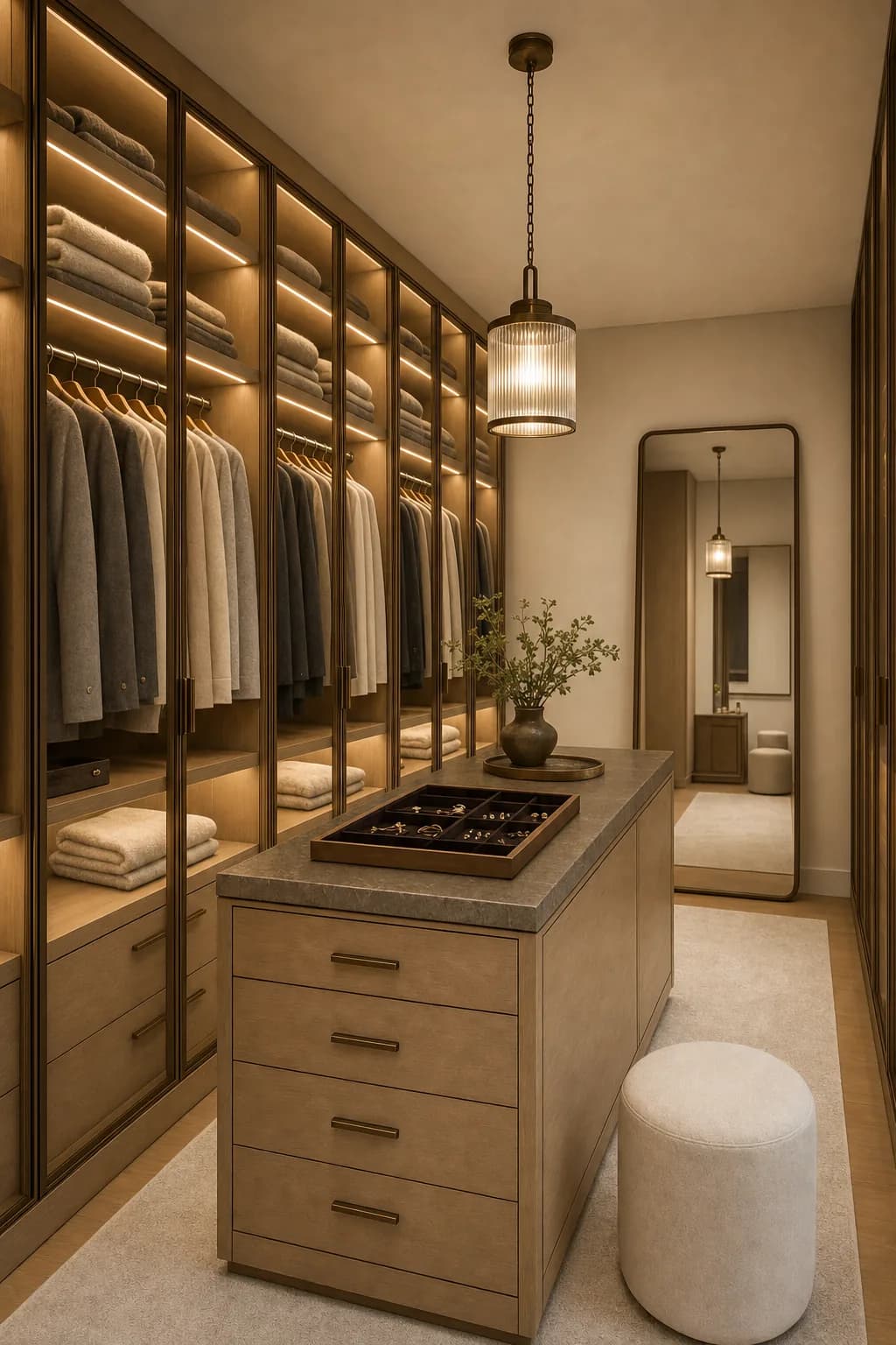 AI design concept: Walk-In Closet Boutique — view 2