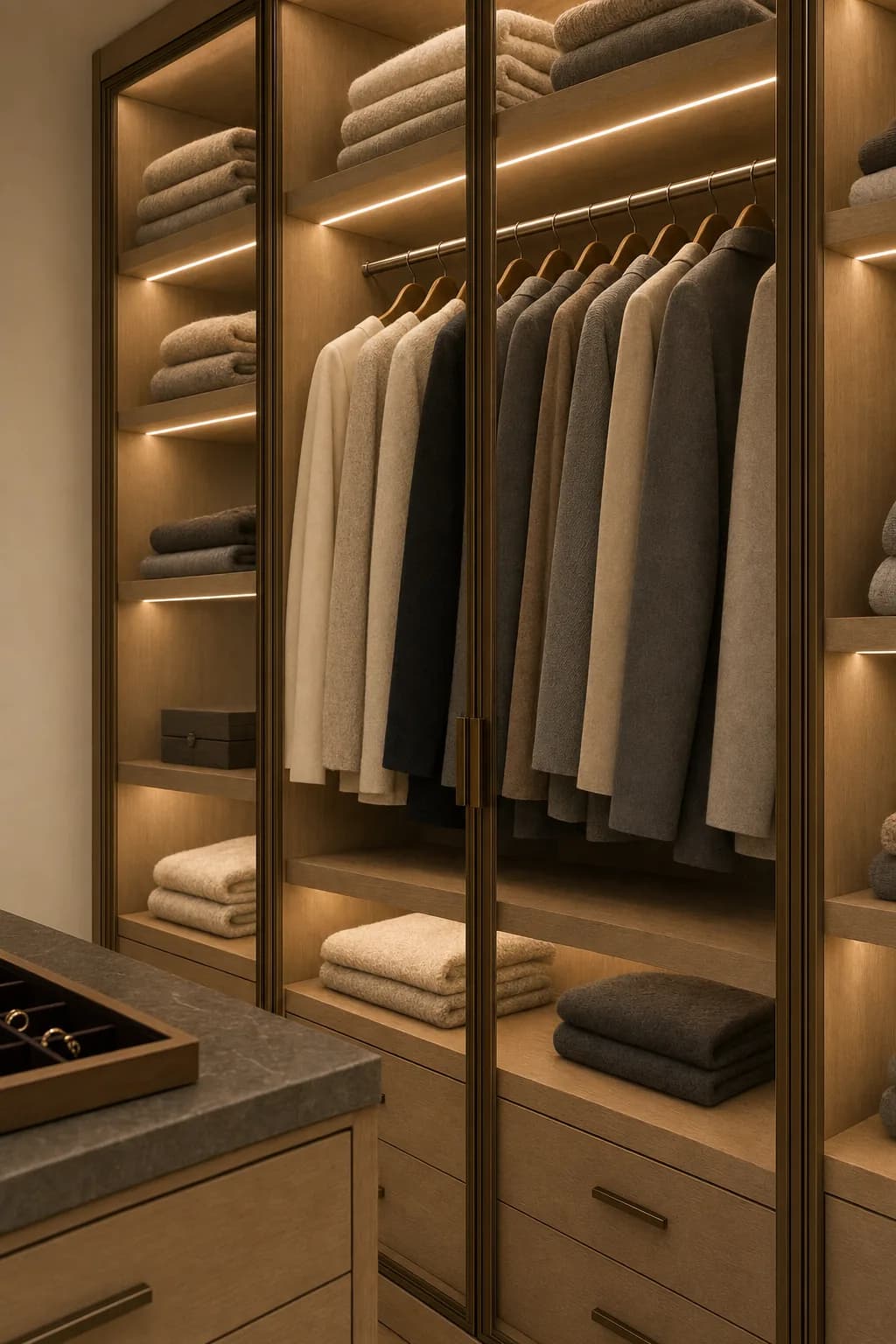 AI design concept: Walk-In Closet Boutique — view 4